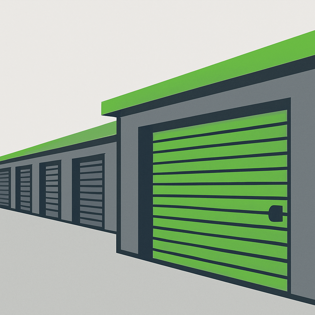 Illustration of storage units